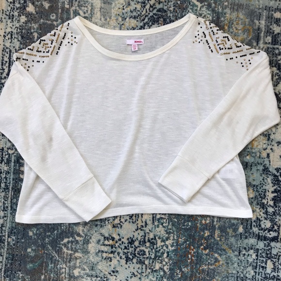 Sheer white long sleeve - Picture 3 of 5